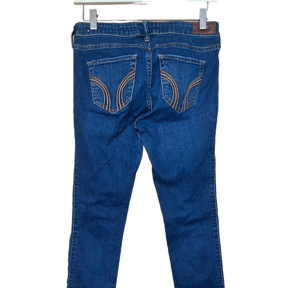Hollister low rise super skinny dark wash denim jeans